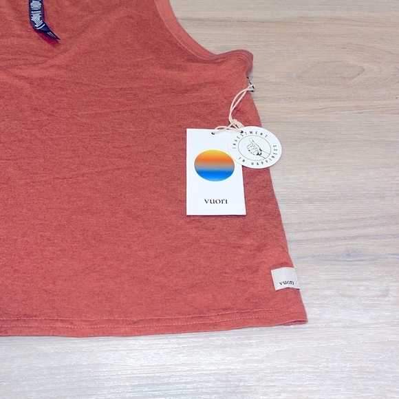NWT Vuori Energy Top Tank cinnamon Heather women’s small S sold out - Picture 6 of 8